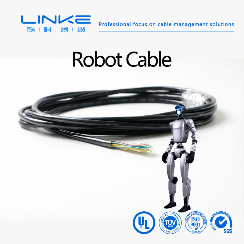 Long Distance Using Shielded Signal Robot Cable UL Listed for Industrial Applications