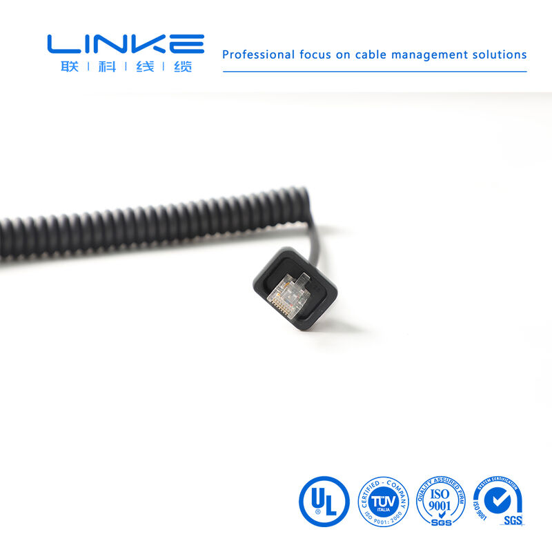 دسته 6 کابل رباعی شبکه صنعتی محافظ گیگابیت با کانکتور RJ45 برای اترنت صنعتی