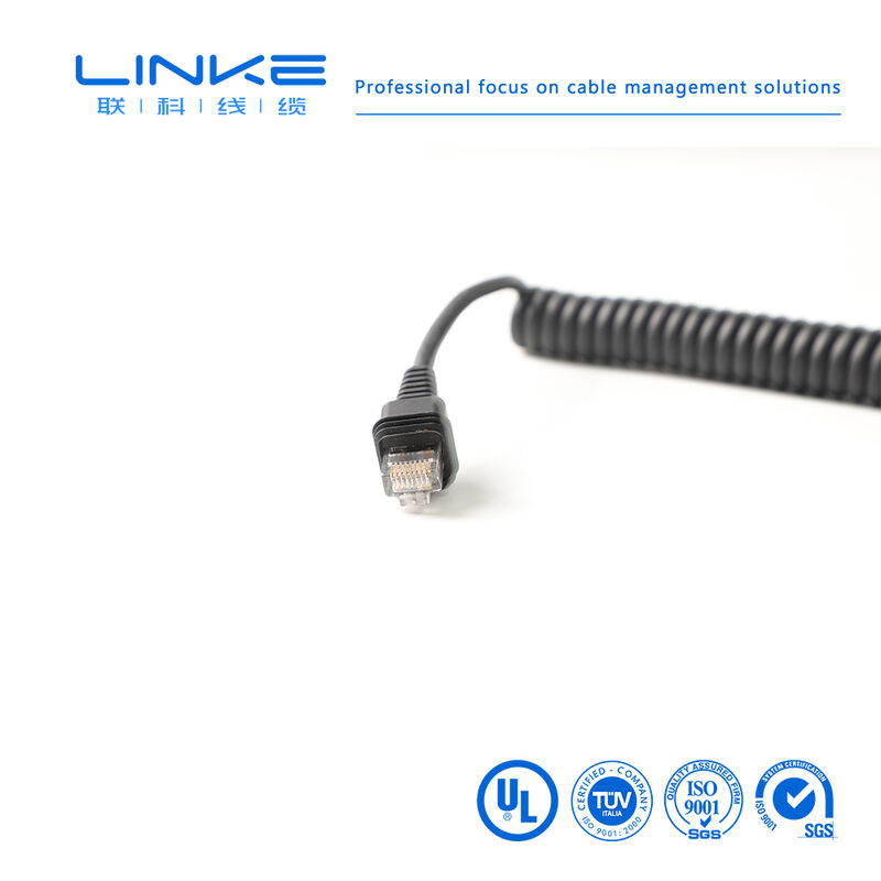 دسته 6 کابل رباعی شبکه صنعتی محافظ گیگابیت با کانکتور RJ45 برای اترنت صنعتی