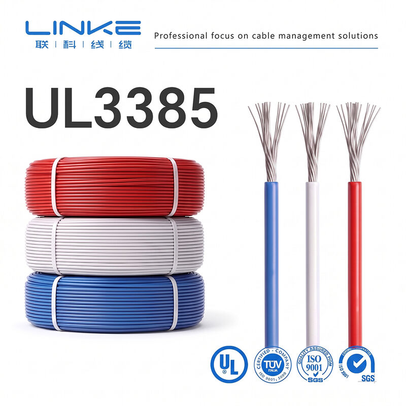 کابل الکترونیکی انعطاف‌پذیر و فاقد هالوژن UL 3385 با ولتاژ 600V/1000V برای سیم‌کشی داخلی لوازم برقی